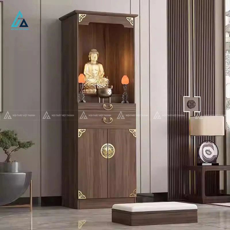 Tủ Thờ Chung Cư Thiết Kế Hiện Đại Tối Ưu Không Gian Nhỏ 2