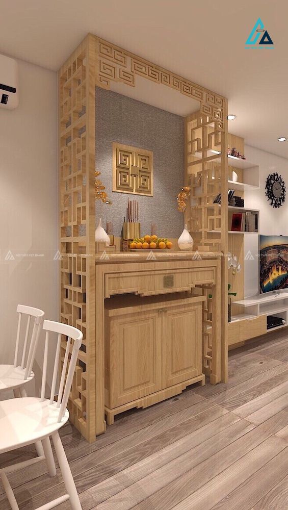 Bộ Bàn Thờ Đứng Mẹ Con Hiện Đại Tối Ưu Không Gian Thờ Tự