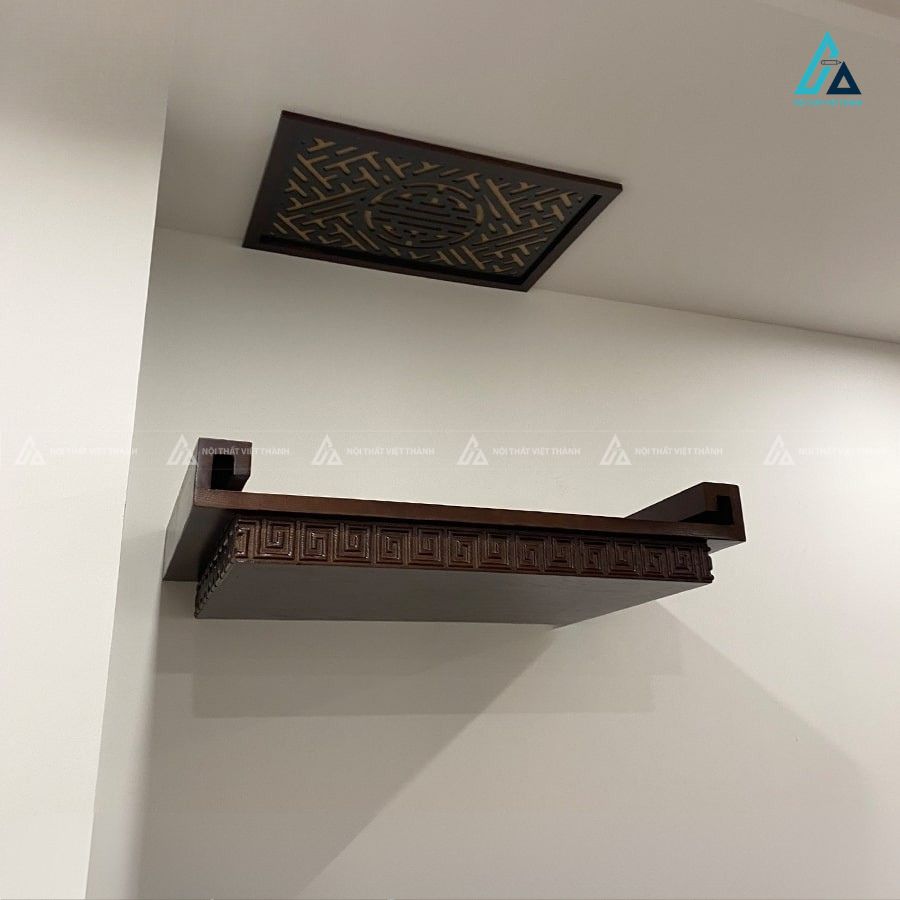 Bàn Thờ Treo Tường Thiết Kế Không Chân Hiện Đại Tinh Tế