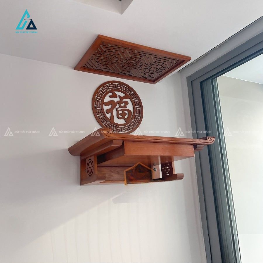 Bàn Thờ Treo Tường Có Ngăn Kéo Linh Hoạt Giúp Tối Ưu Diện Tích 1