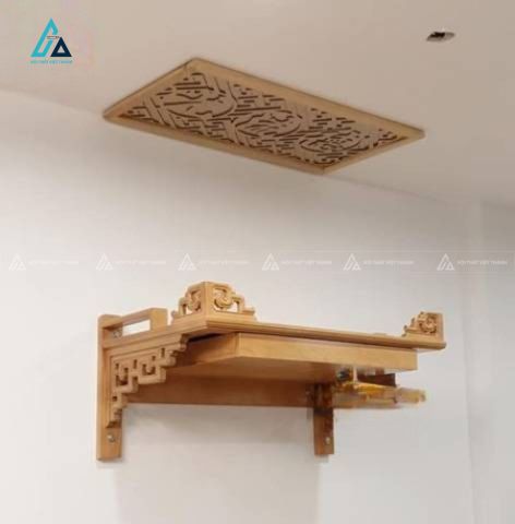 Bàn Thờ Treo Tường Thông Minh Kèm Tấm Chống Ám Khói 1