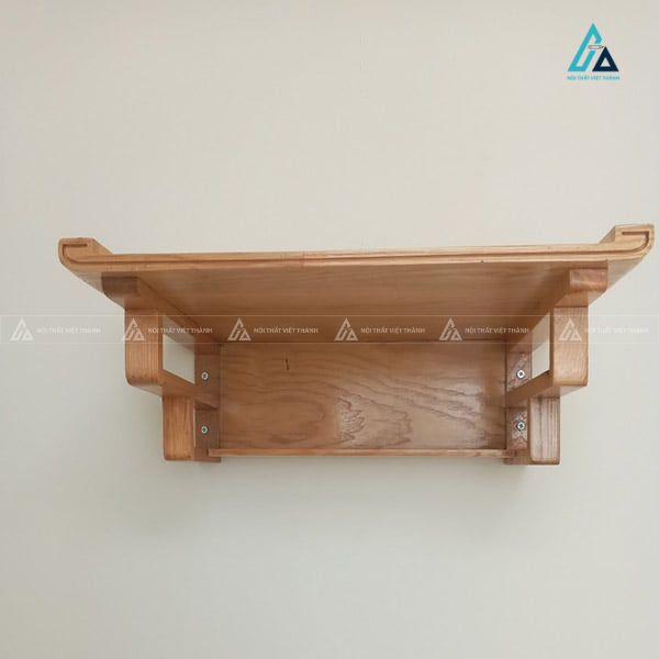 Bàn Thờ Treo Tường Thiết Kế Chân Hộp Rỗng Tối Giản 1