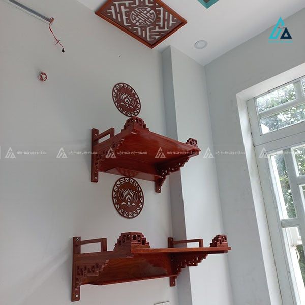 Bàn Thờ Treo Tường Hai Cấp Tách Rời Giật Cấp Cho Nhà Phố 1