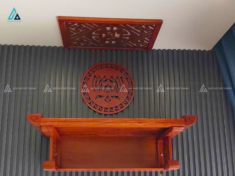 Bàn Thờ Treo Tường Hai Tầng Thông Minh Cho Nhà Chung Cư