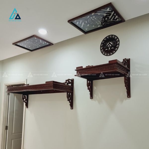 Bàn Thờ Treo Tường Chung Cư Hiện Đại Tiết Kiệm Diện Tích 2