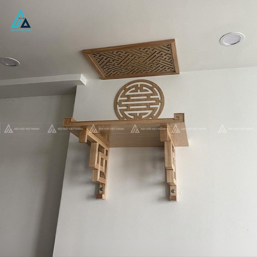 Bàn Thờ Treo Tường Thiết Kế Chân Thang Cách Điệu Chắc Chắn 2