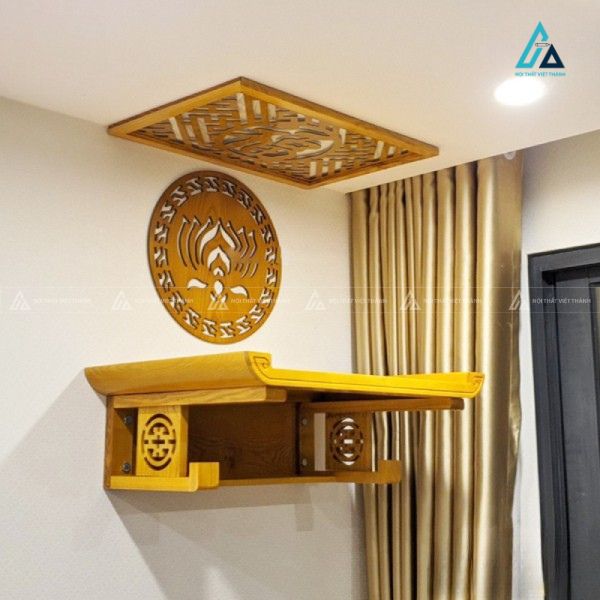 Bàn Thờ Treo Tường Tích Hợp Ngăn Để Đồ Tiện Lợi 3