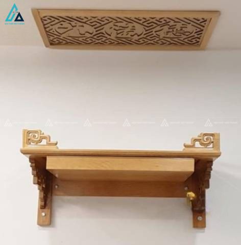 Bàn Thờ Treo Tường Thông Minh Kèm Tấm Chống Ám Khói