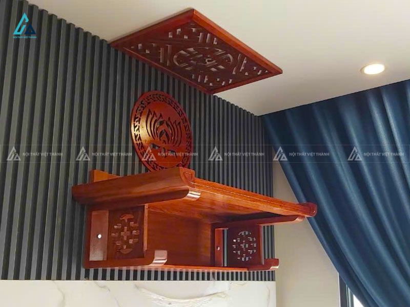 Bàn Thờ Treo Tường Hai Tầng Thông Minh Cho Nhà Chung Cư 2