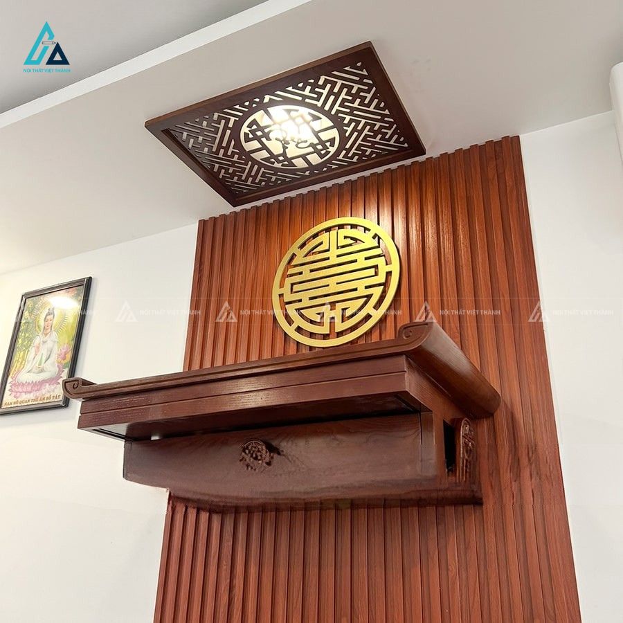 Bàn Thờ Treo Tường Hộc Kéo Thông Minh Cho Nhà Chung Cư 2