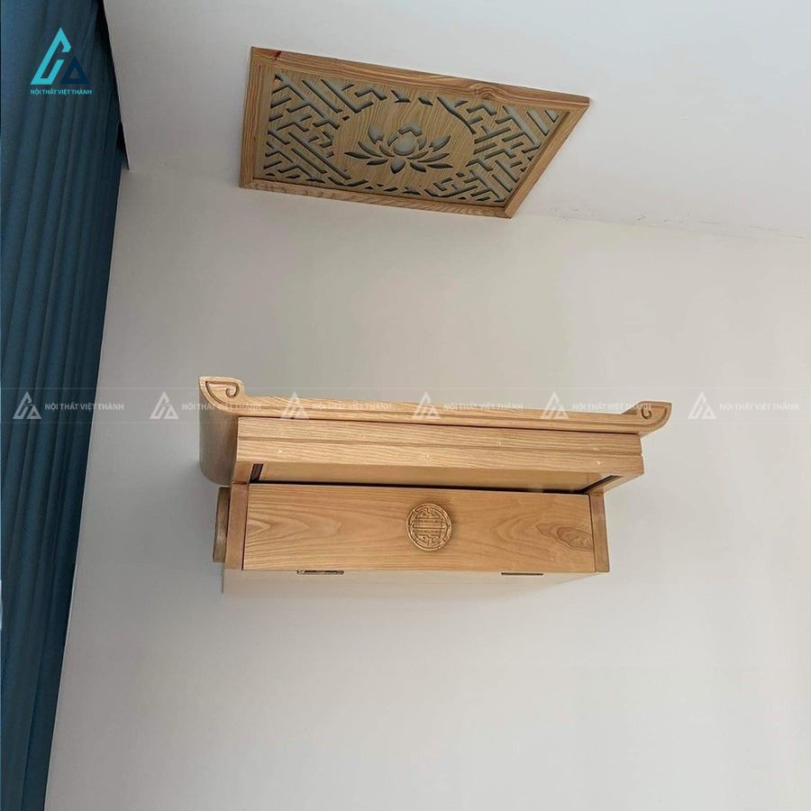Bàn Thờ Treo Tường Hộc Kéo Thông Minh Cho Nhà Chung Cư 3