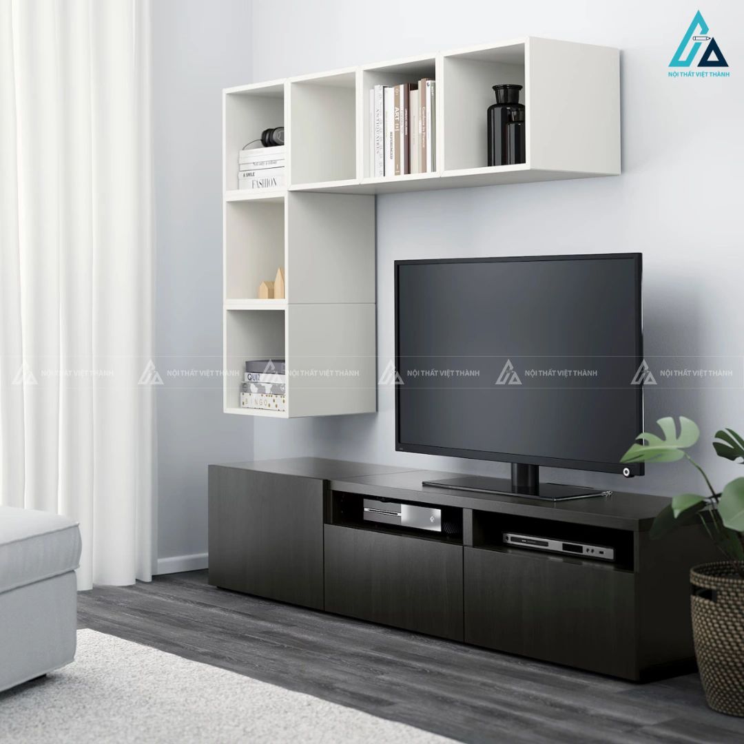 Kệ tivi gỗ công nghiệp thiết kế tối giản sang trọng tinh tế 1