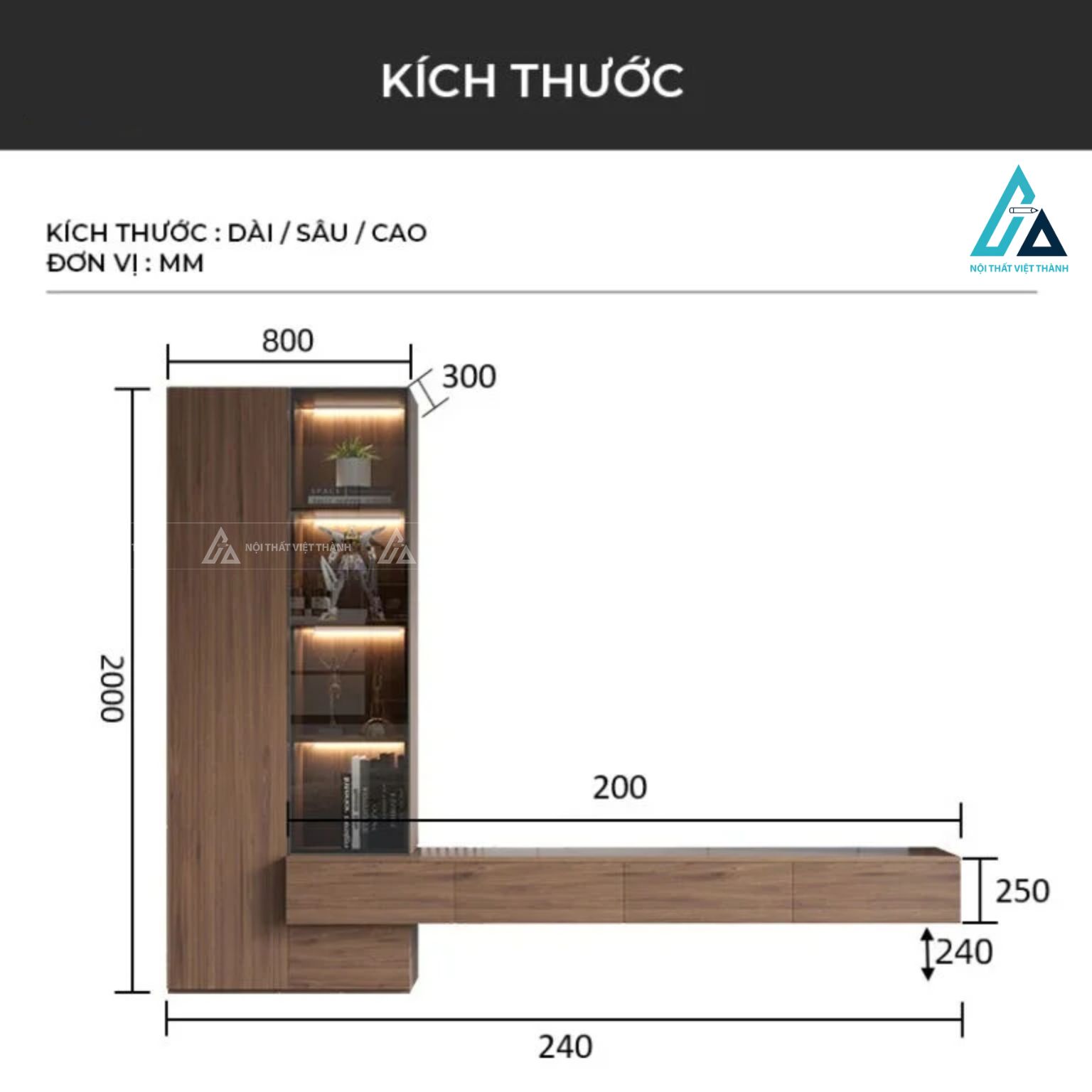 Kệ tivi treo tường gỗ công nghiệp kiểu dáng hiện đại sang trọng 2