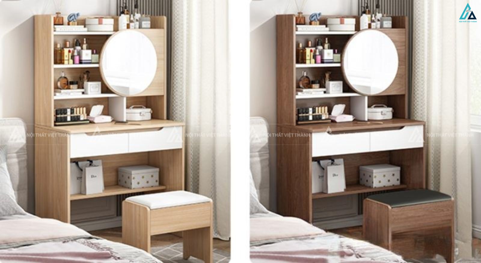 Bàn trang điểm nhiều ngăn thông minh tối ưu hóa không gian 1