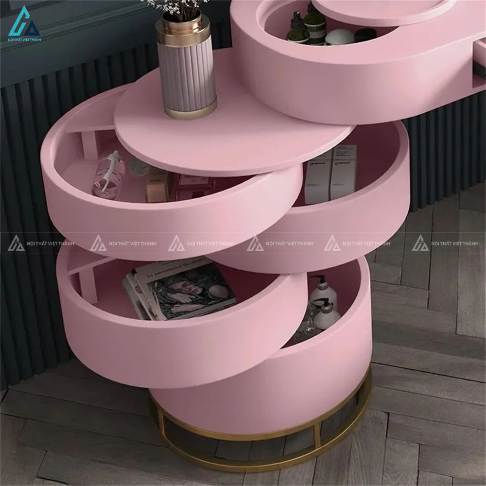 Bàn trang điểm hiện đại nhiều ngăn kéo lưu trữ thông minh 2