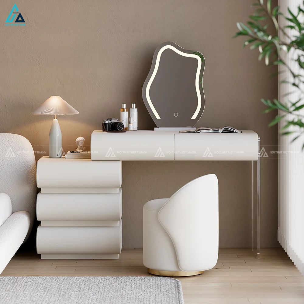 Bàn trang điểm thiết kế hình khối độc đáo sang trọng 1
