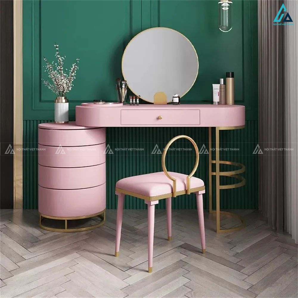 Bàn trang điểm hiện đại nhiều ngăn kéo lưu trữ thông minh 6