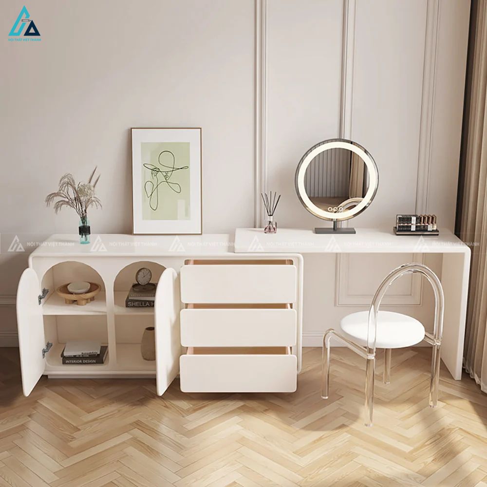 Bàn trang điểm hiện đại nhiều ngăn kéo lưu trữ tiện lợi 4