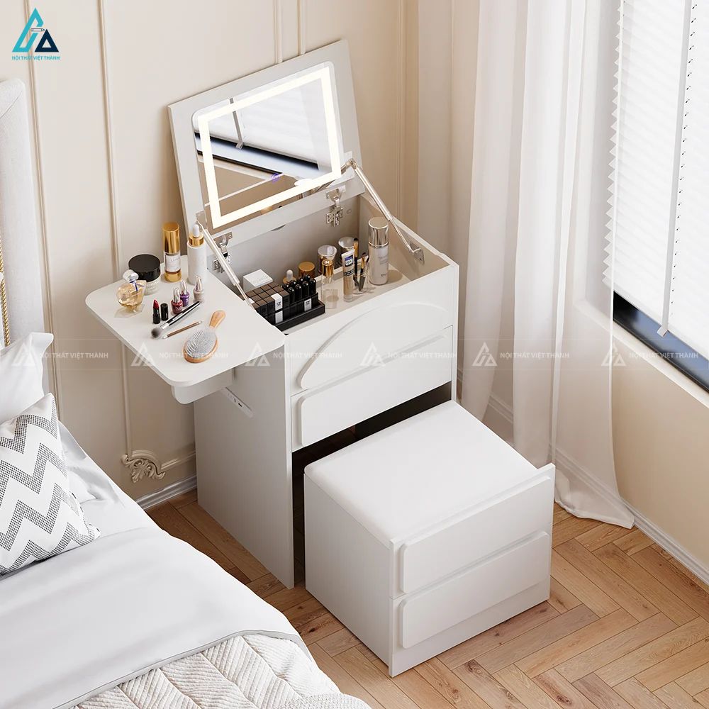 Bàn trang điểm thông minh gấp gọn đa năng tiết kiệm diện tích