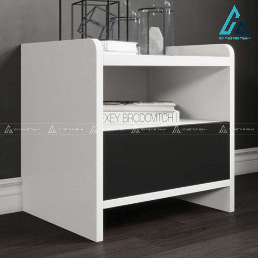 Combo phòng ngủ gỗ hiện đại tích hợp giường hộp và tủ lùa kịch trần 1