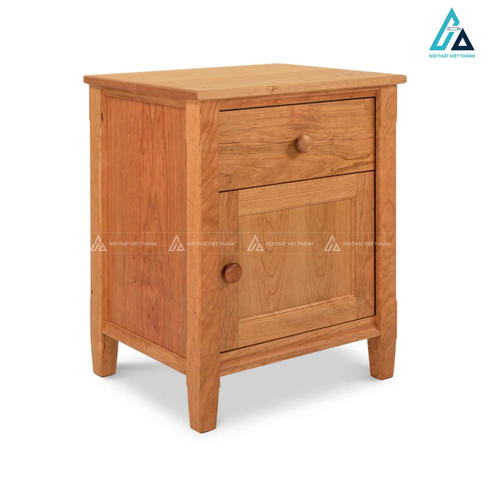 Combo giường ngủ bốn cột kết hợp tủ đồ gỗ tự nhiên cao cấp 2
