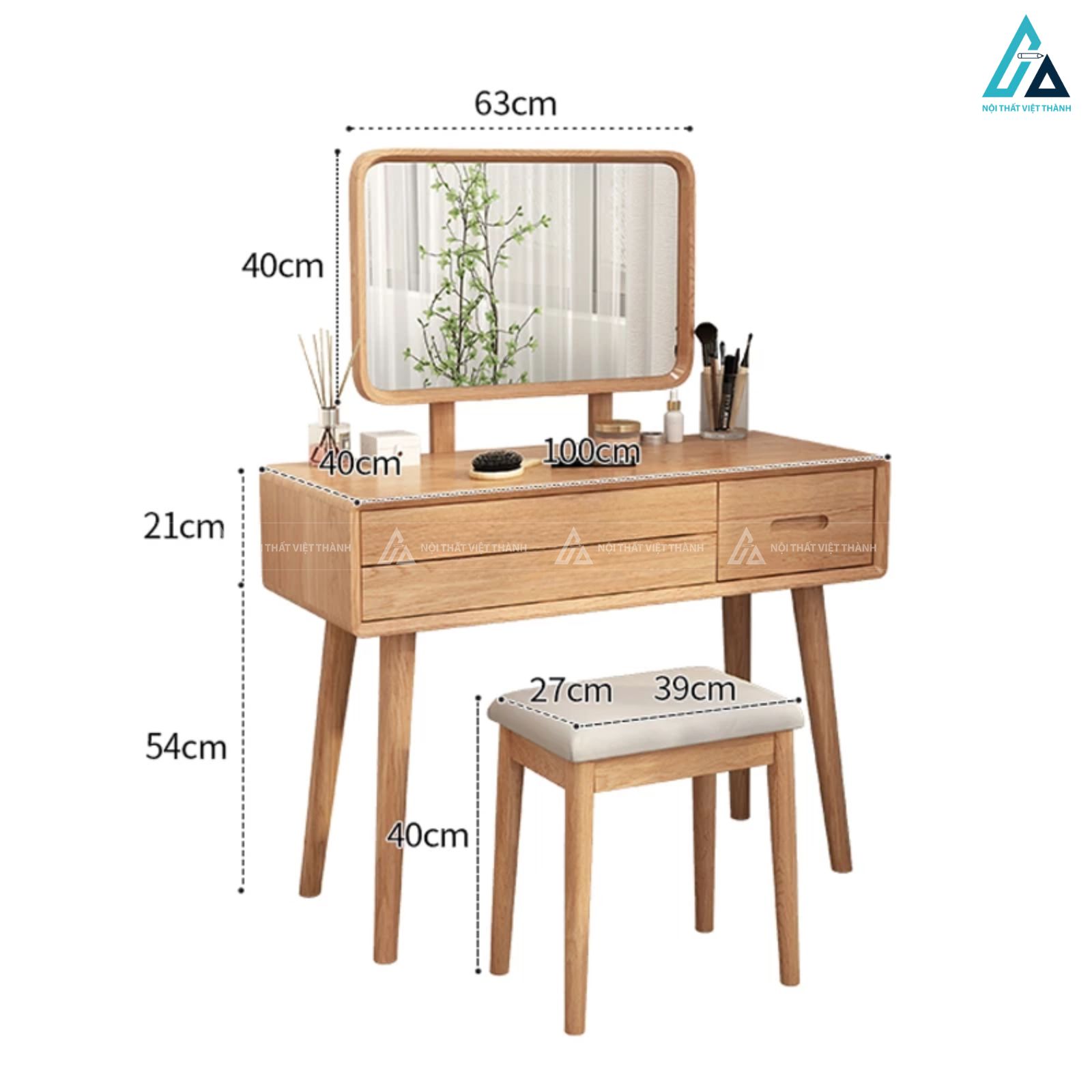 Combo giường ngủ chân thấp và tủ áo cánh mây tự nhiên hiện đại 2