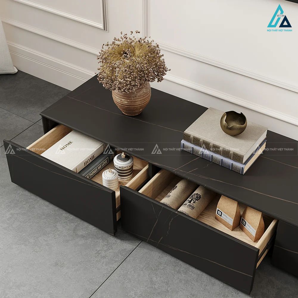 Kệ tivi hiện đại tích hợp lò sưởi điện trang trí sang trọng 2