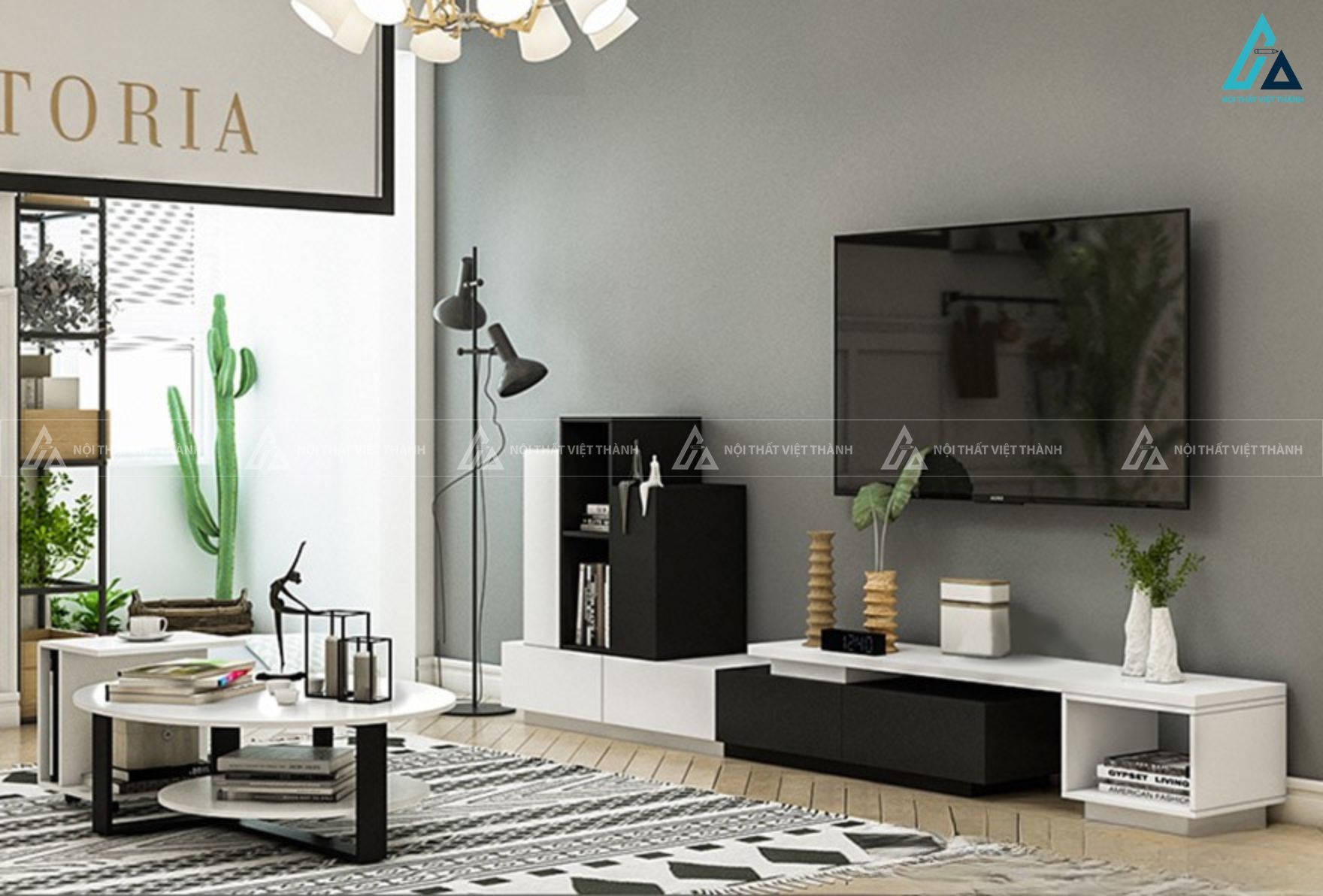 Kệ tivi thông minh đa năng thiết kế hiện đại tiết kiệm diện tích 3
