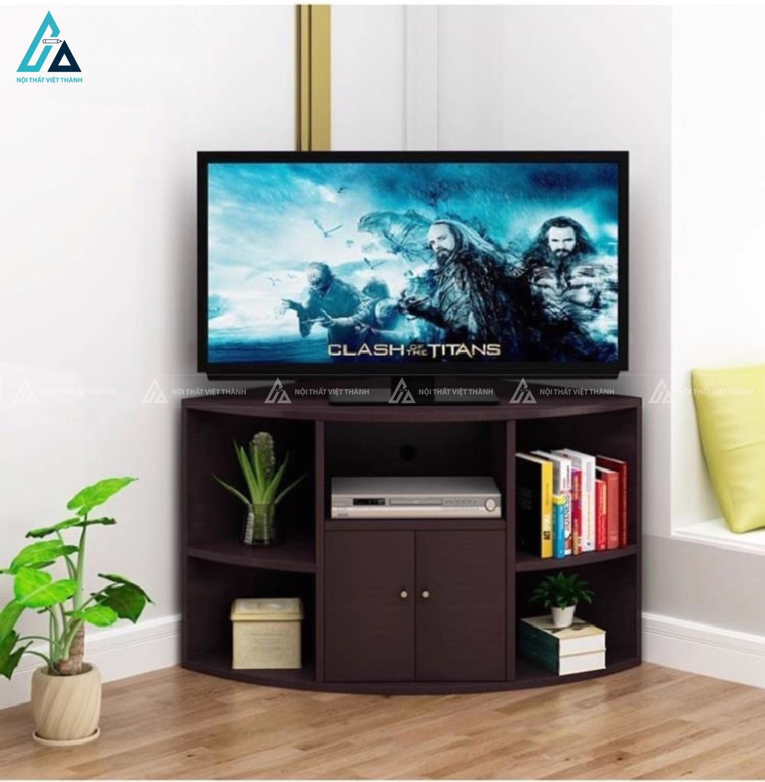 Kệ tivi góc thiết kế thông minh tối ưu diện tích phòng khách 5