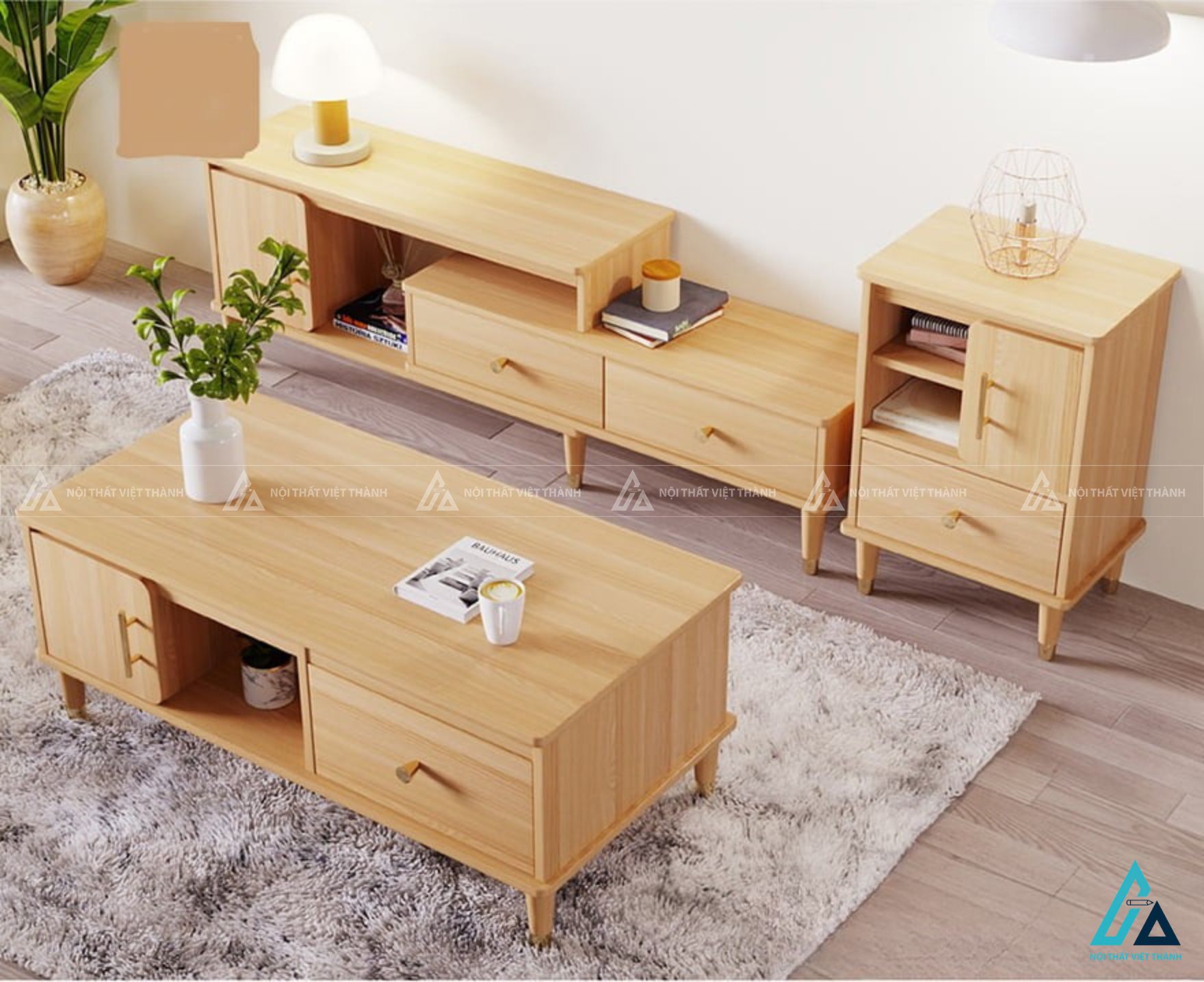Kệ tivi gỗ nhỏ gọn thông minh thiết kế tối ưu cho phòng khách 5