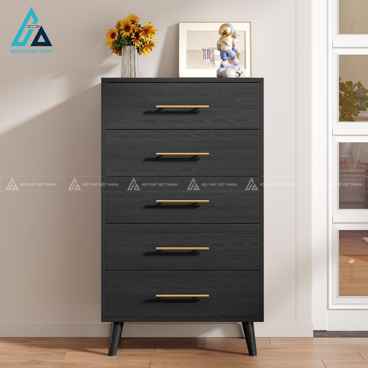 Combo phòng ngủ hiện đại tích hợp tab đầu giường thông minh đa năng 2
