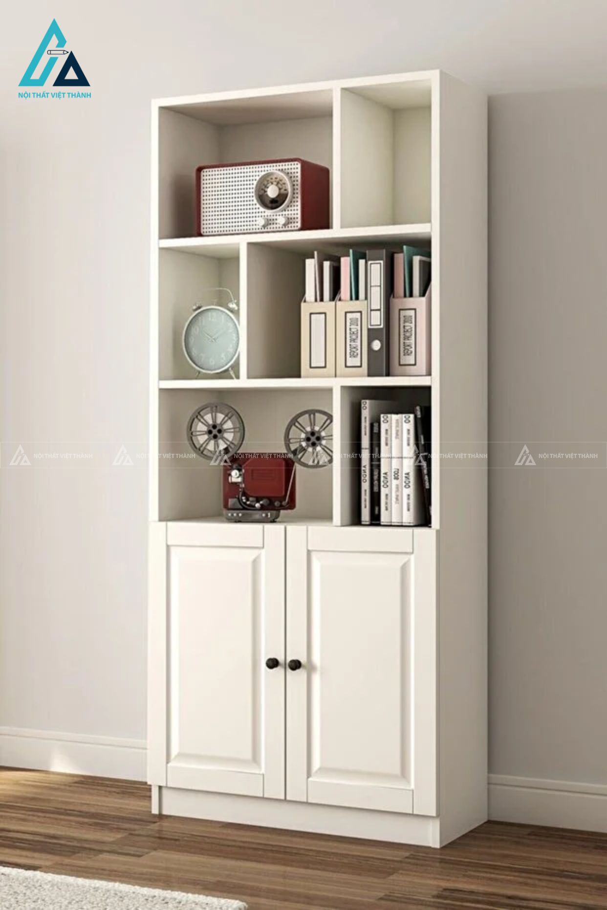 Combo phòng ngủ gỗ dễ thương tuổi teen phong cách đồng quê 2