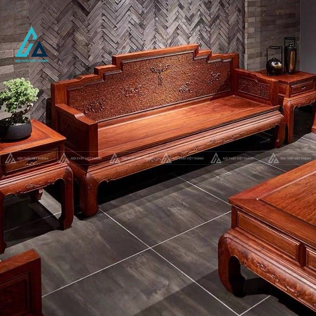 Bộ salon gỗ chạm mây cao cấp nâng tầm đẳng cấp phòng khách 1
