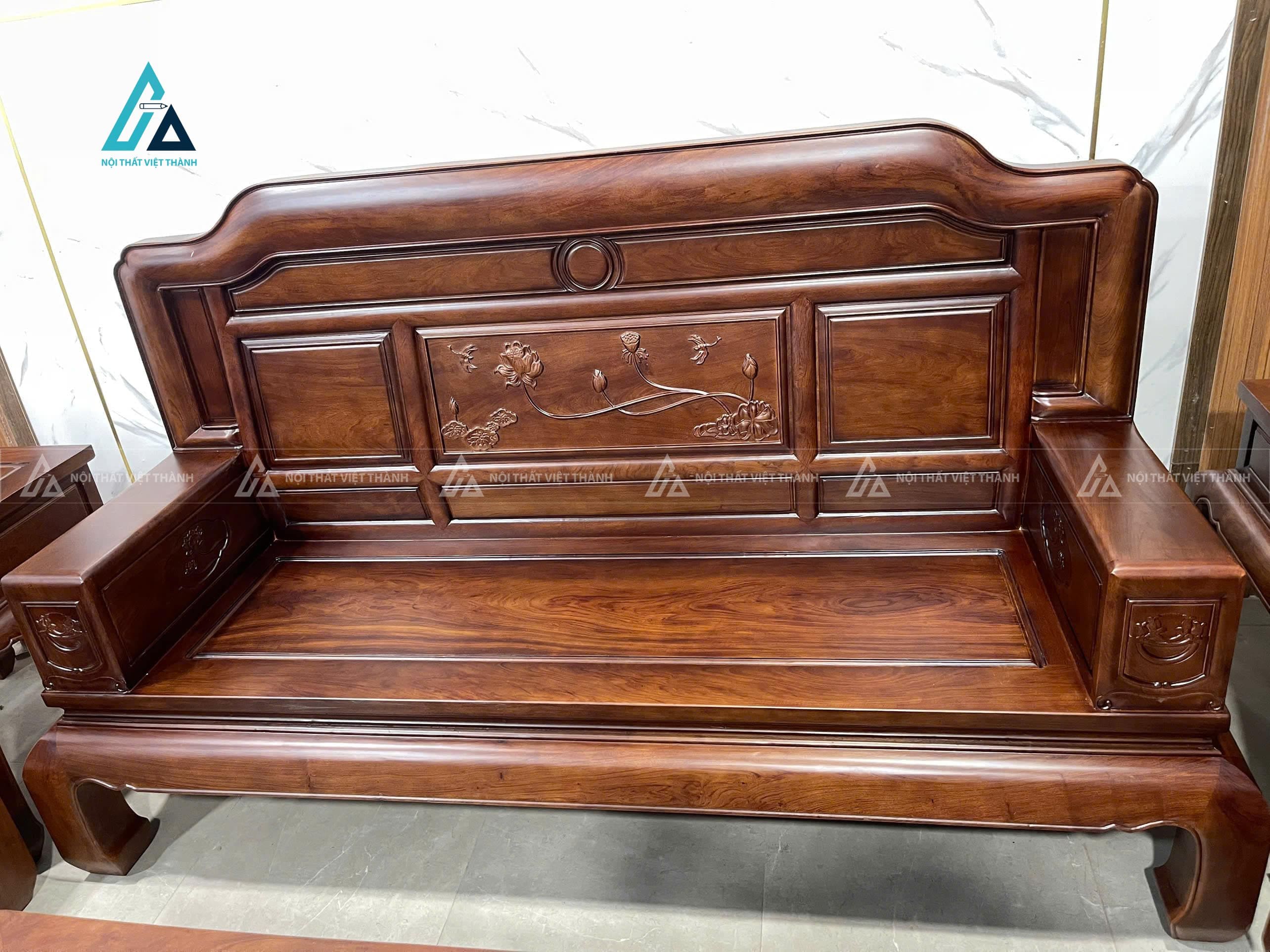 Bộ bàn ghế sofa salon gỗ phòng khách sang trọng đẳng cấp 1