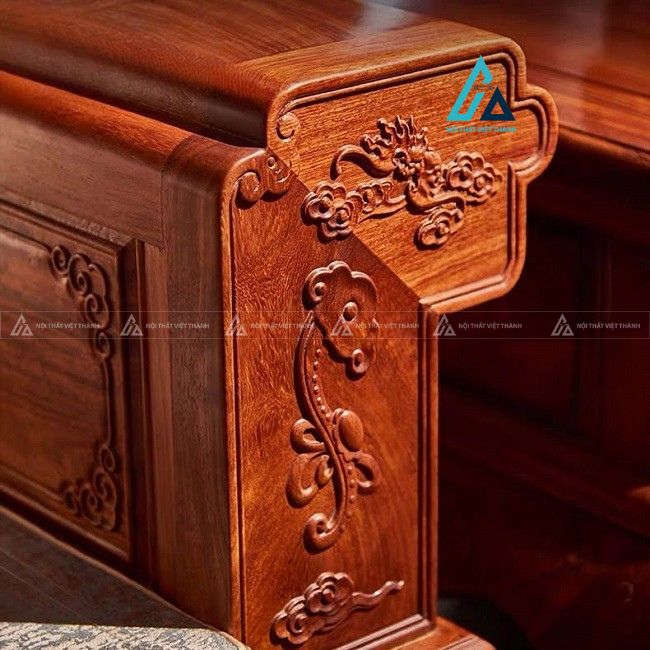 Bộ salon gỗ thiết kế sang trọng tối ưu diện tích phòng khách 7