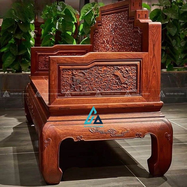 Bộ salon gỗ chạm mây cao cấp nâng tầm đẳng cấp phòng khách 3