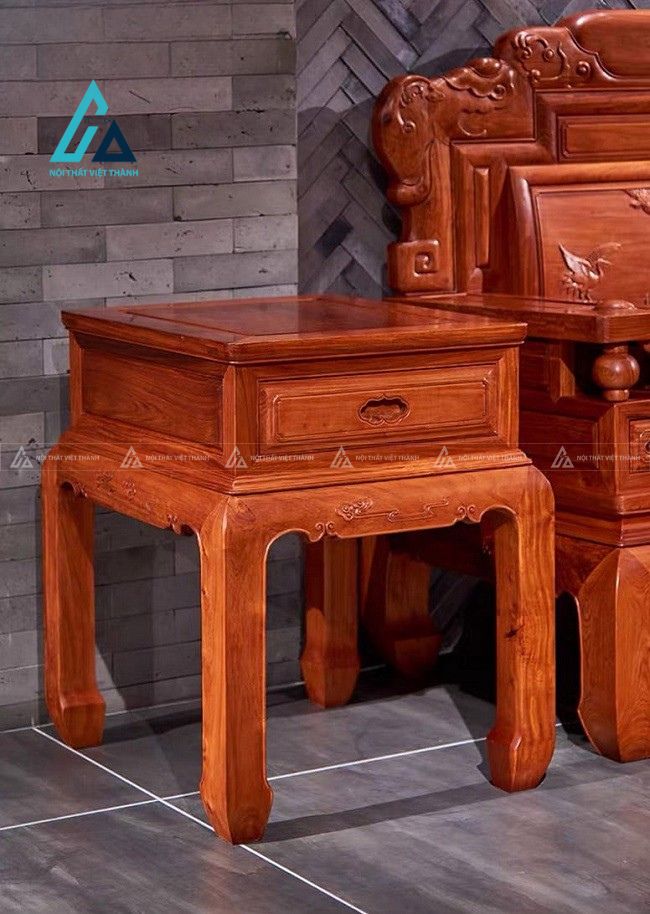 Bộ salon gỗ thiết kế chân cong vững chãi tối ưu diện tích 3