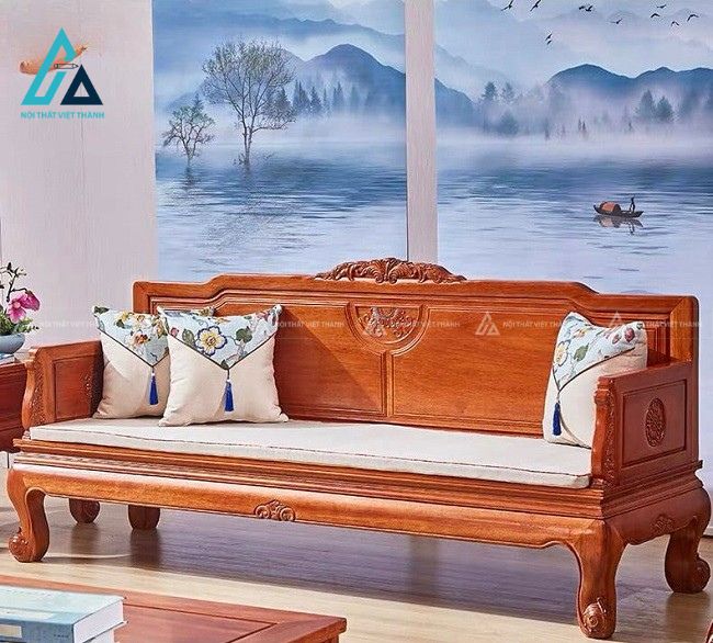 Bộ salon gỗ thiết kế sang trọng cho phòng khách hiện đại 3