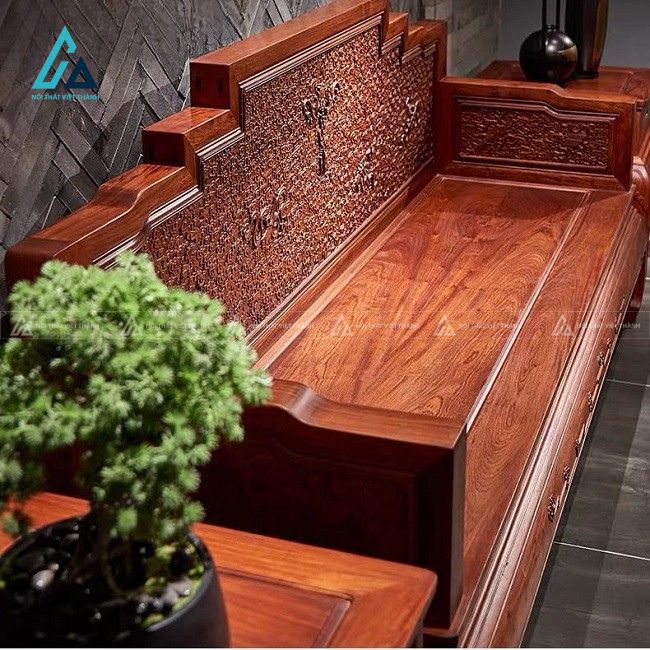 Bộ salon gỗ chạm mây cao cấp nâng tầm đẳng cấp phòng khách 6