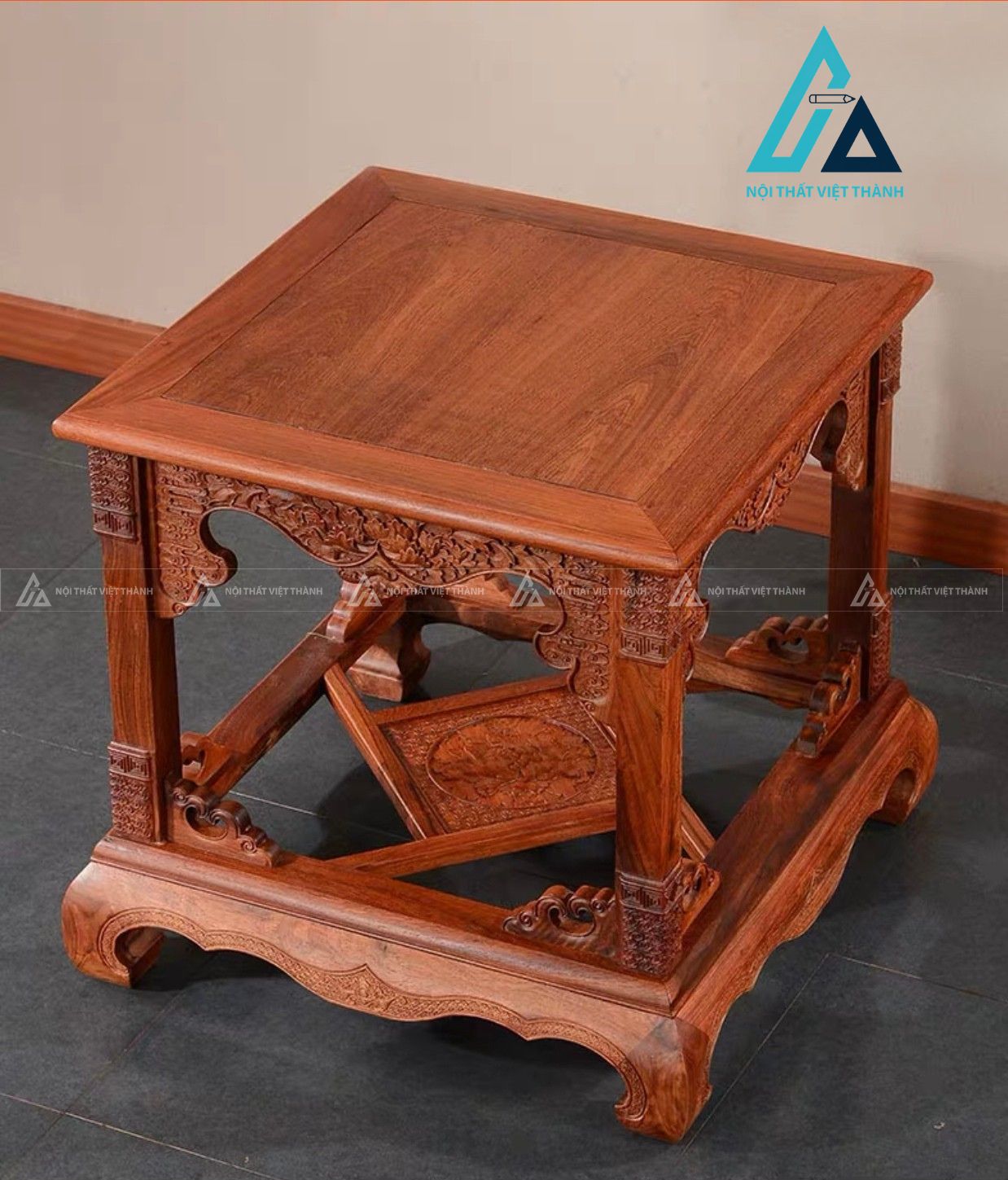 Bộ bàn ghế gỗ phòng khách sang trọng kiểu dáng quý tộc 6