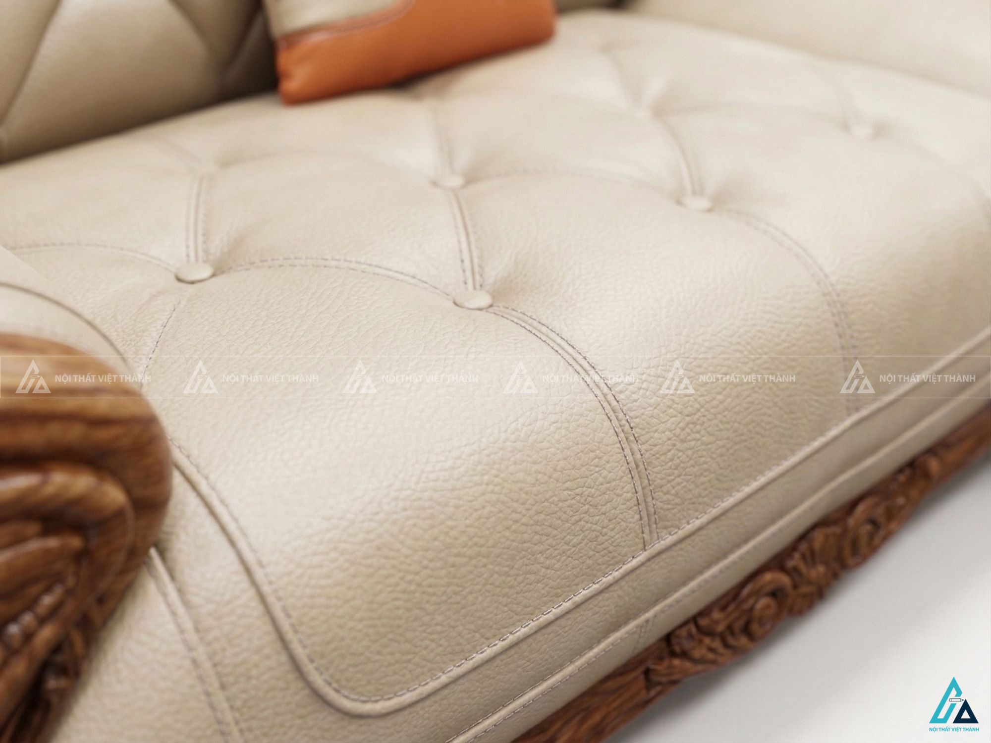 Bộ sofa phòng khách sang trọng thiết kế uốn lượn tinh tế 2