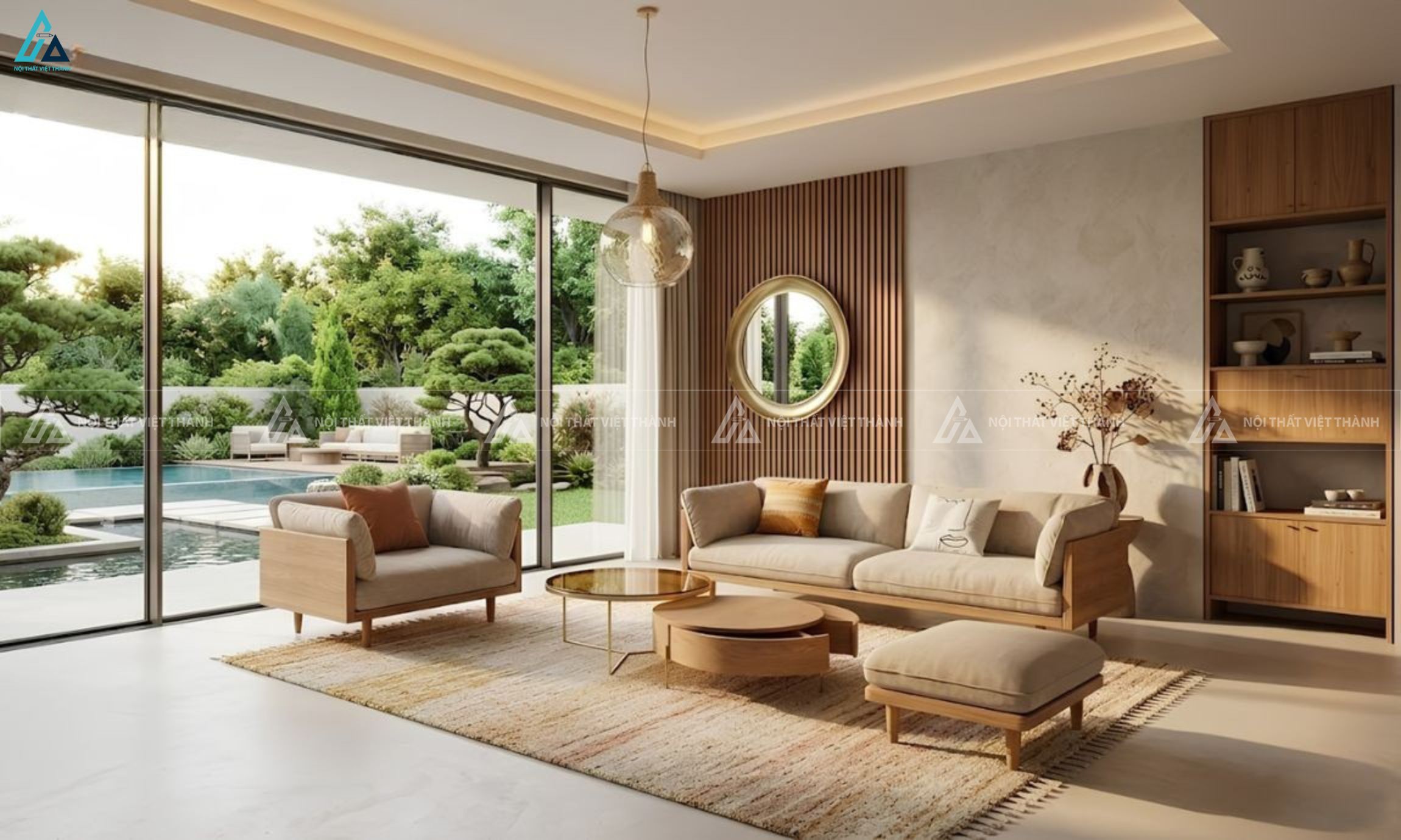 Bộ sofa phòng khách hiện đại thiết kế đa năng tiết kiệm diện tích 2