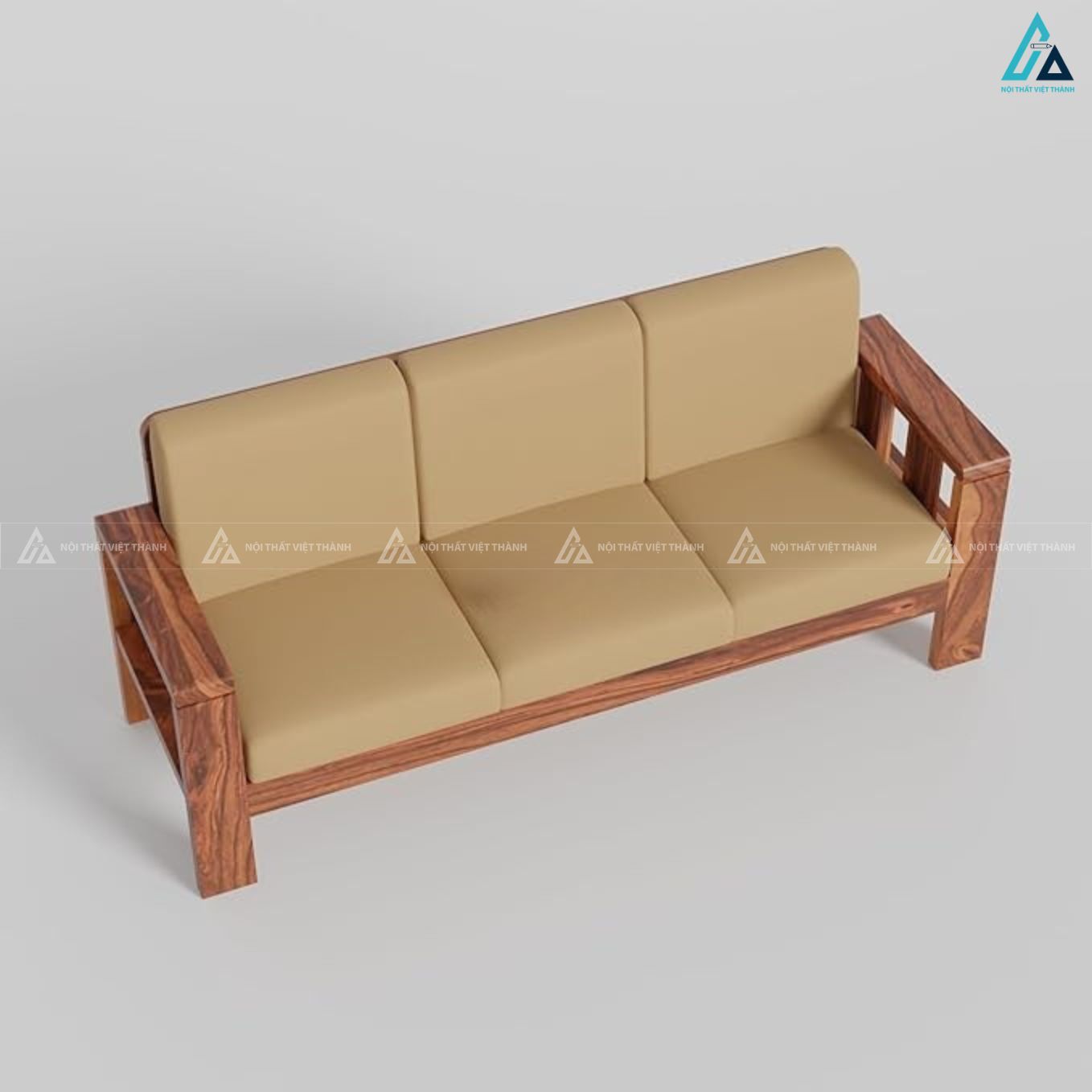 Bộ sofa gỗ 5 chỗ ngồi sang trọng cho phòng khách hiện đại 3