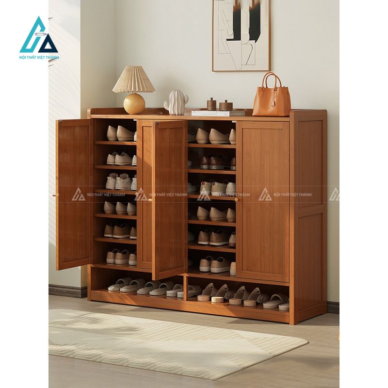 Tủ giày cánh gợn sóng thiết kế nhiều ngăn lưu trữ sang trọng 1