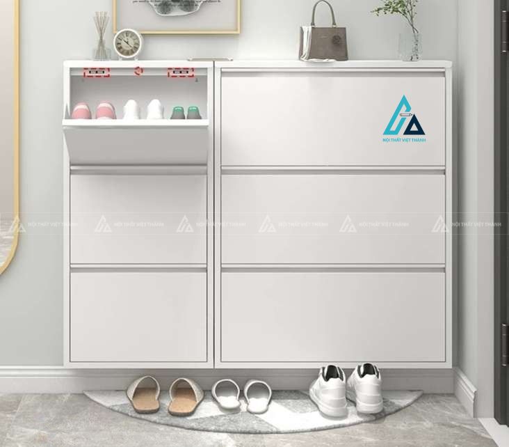 Tủ giày treo tường cánh lật thông minh siêu mỏng tiện lợi
