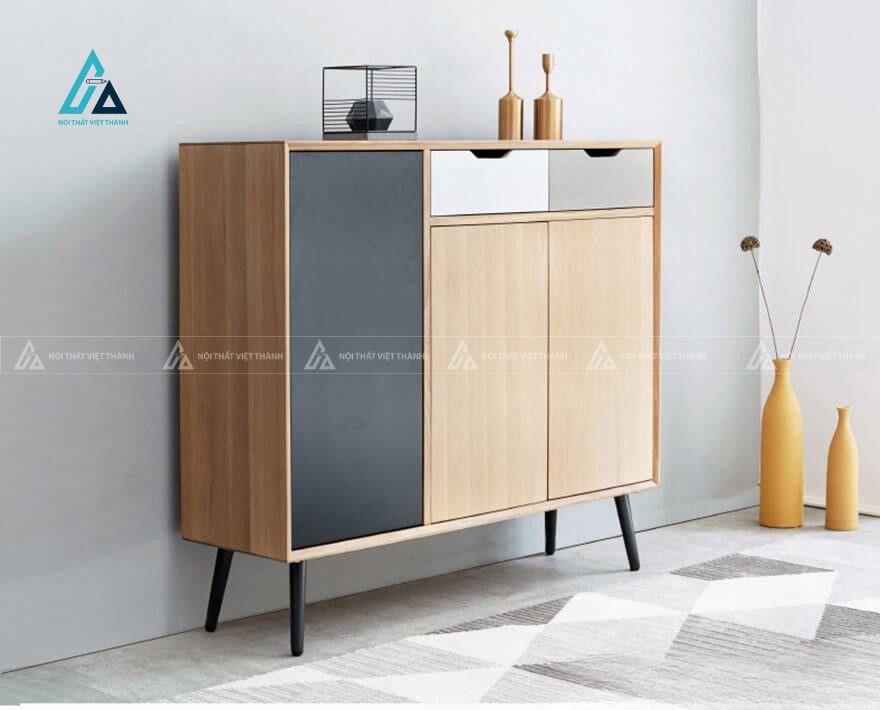 Tủ giày hiện đại thiết kế kết hợp ngăn kéo lưu trữ thông minh 2