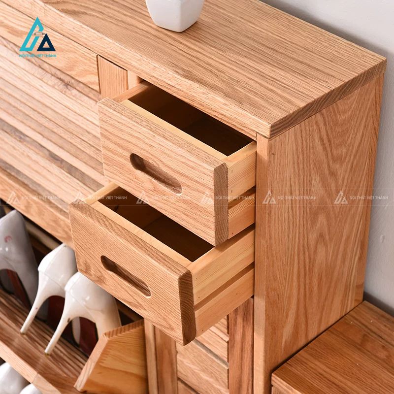 Tủ giày cánh lật thông minh thiết kế nan chớp hiện đại 2