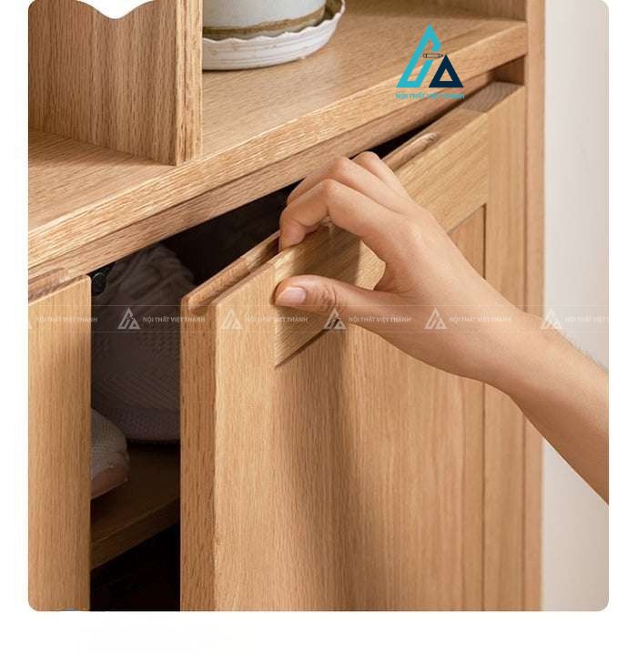 Tủ giày đa năng kết hợp vách ngăn phân chia không gian phòng khách 3