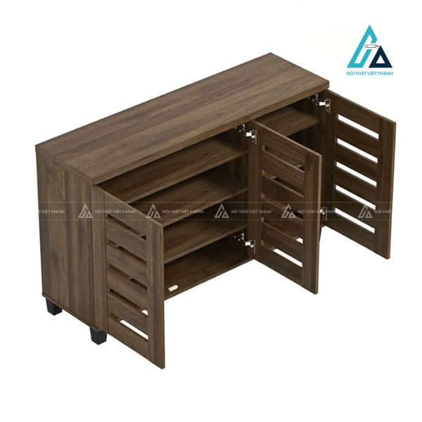Tủ giày cửa chớp thông thoáng thiết kế hiện đại sang trọng 3