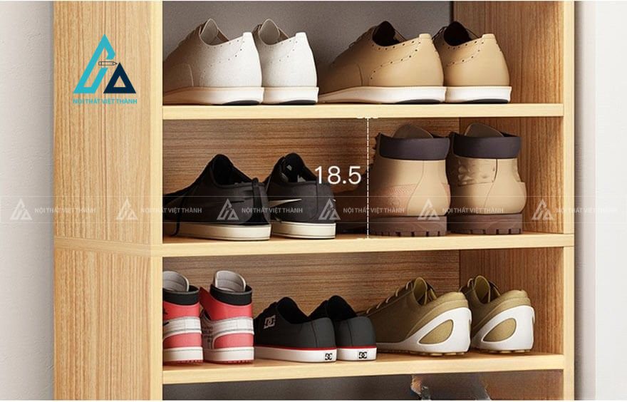 Kệ giày đứng nhiều tầng thiết kế cao tối ưu không gian lưu trữ 4